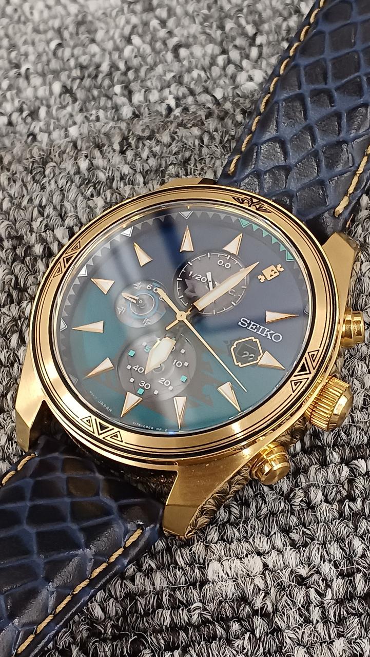 SEIKO Monster Hunter Zinogre 15th Anniversary Quartz V176-0BF0 - Banzai Thrifting | BanzaiHobby