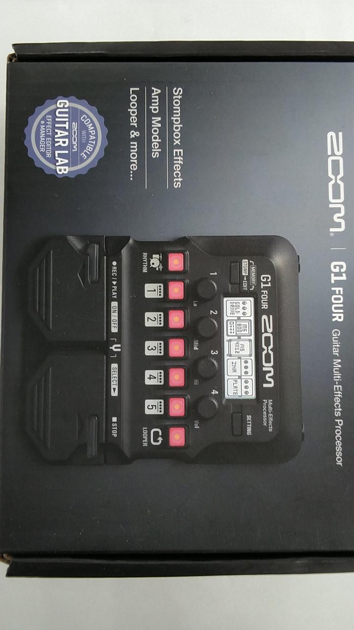ZOOM Multi-Effects Pedal G1FOUR - Banzai Thrifting | BanzaiHobby
