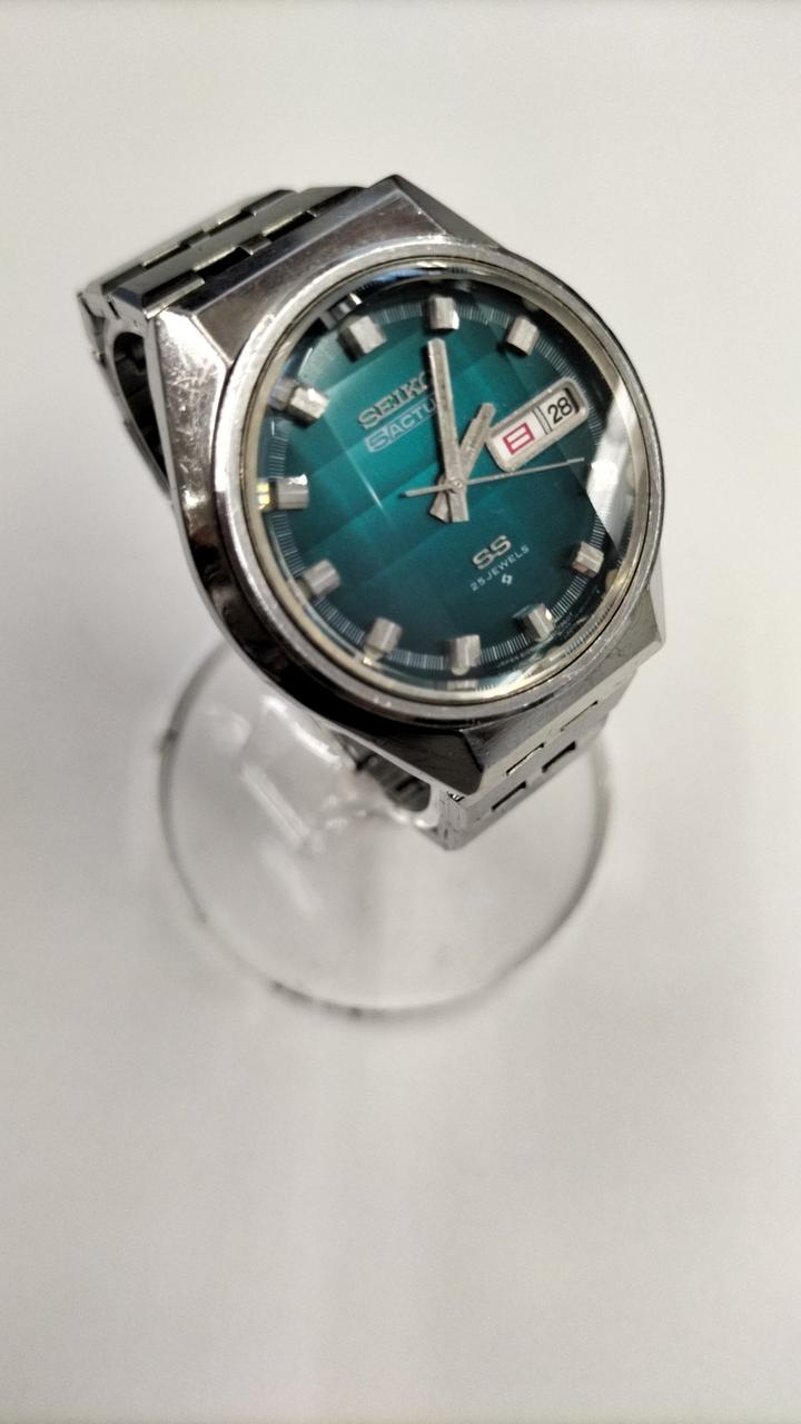 SEIKO 5ACTUS Cut Glass 6106-7690 - Banzai Thrifting | BanzaiHobby