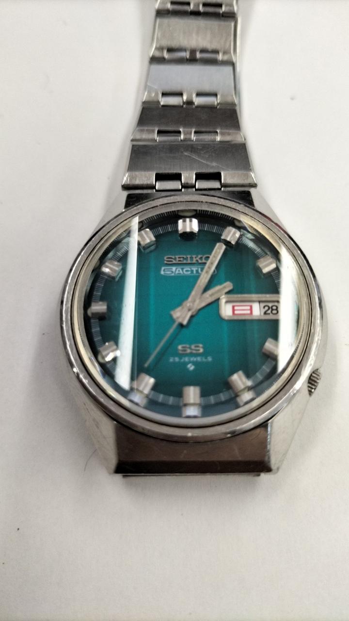 SEIKO 5ACTUS Cut Glass 6106-7690 - Banzai Thrifting | BanzaiHobby