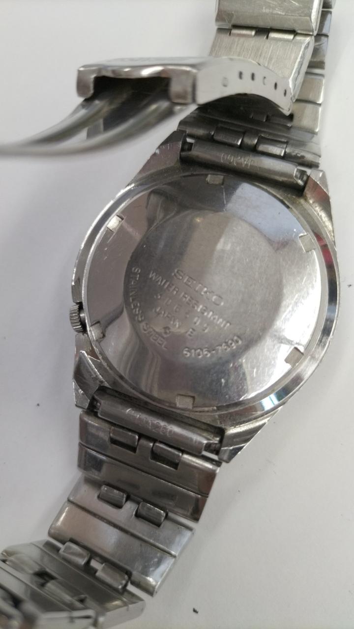 SEIKO 5ACTUS Cut Glass 6106-7690 - Banzai Thrifting | BanzaiHobby