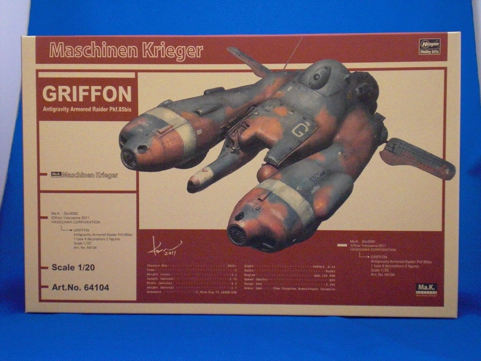 Hasegawa Maschinen Krieger GRIFFON 1/20 - BanzaiHobby