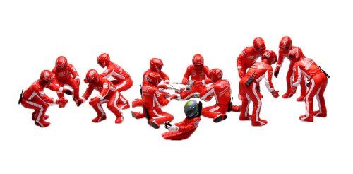 Fujimi 1/20 Formula 1 Pit Crew Set A - BanzaiHobby