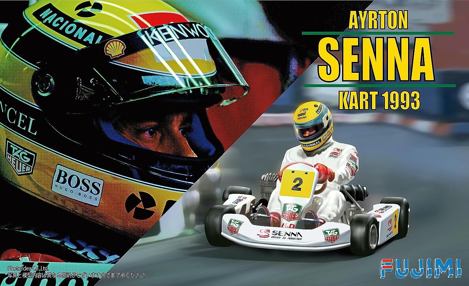 Fujimi KART Series No.2 Ayrton Senna Kurt 1993 (1/20 scale) - BanzaiHobby