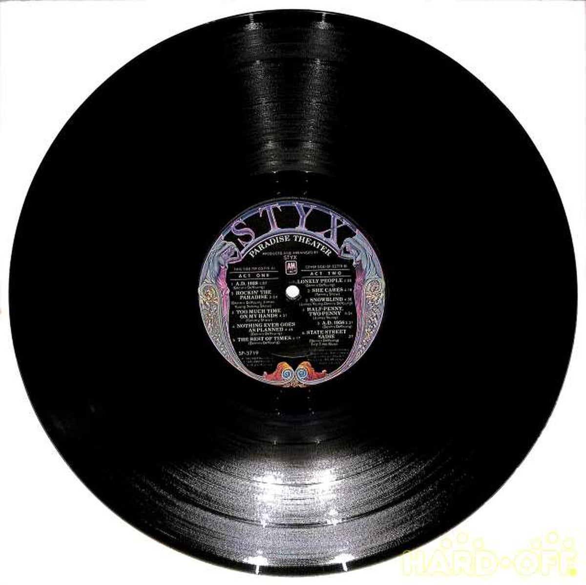 A&M (Import: US) Styx 'Paradise Theater' SP-3719