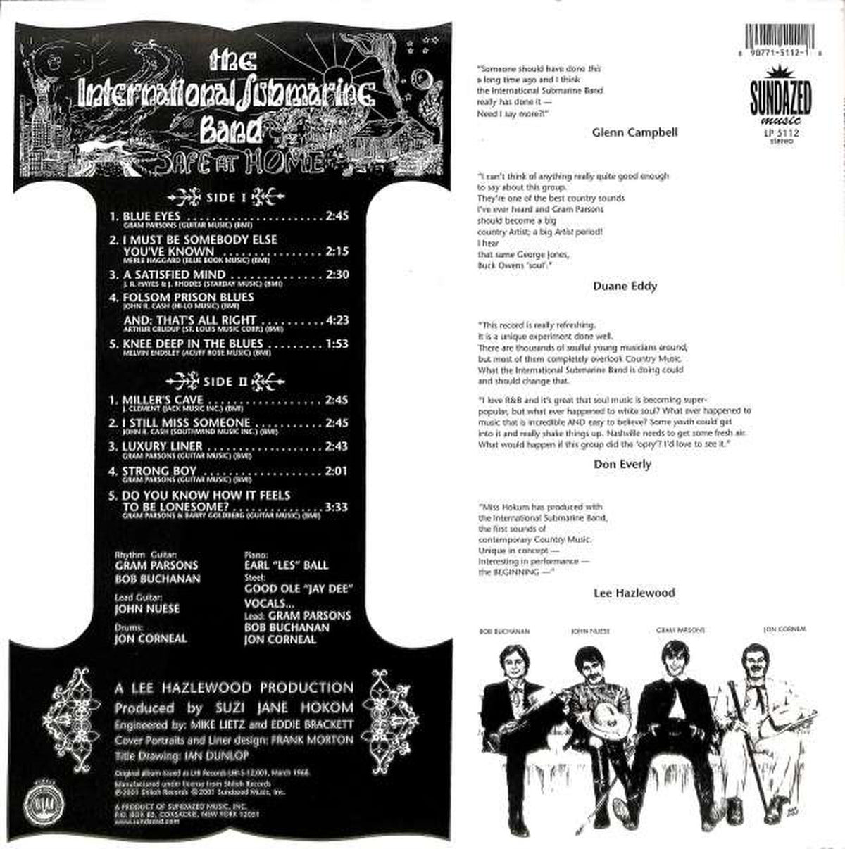 Sandizd (import, rice) International Submarine Band 'Safe at Ho LP-5112'