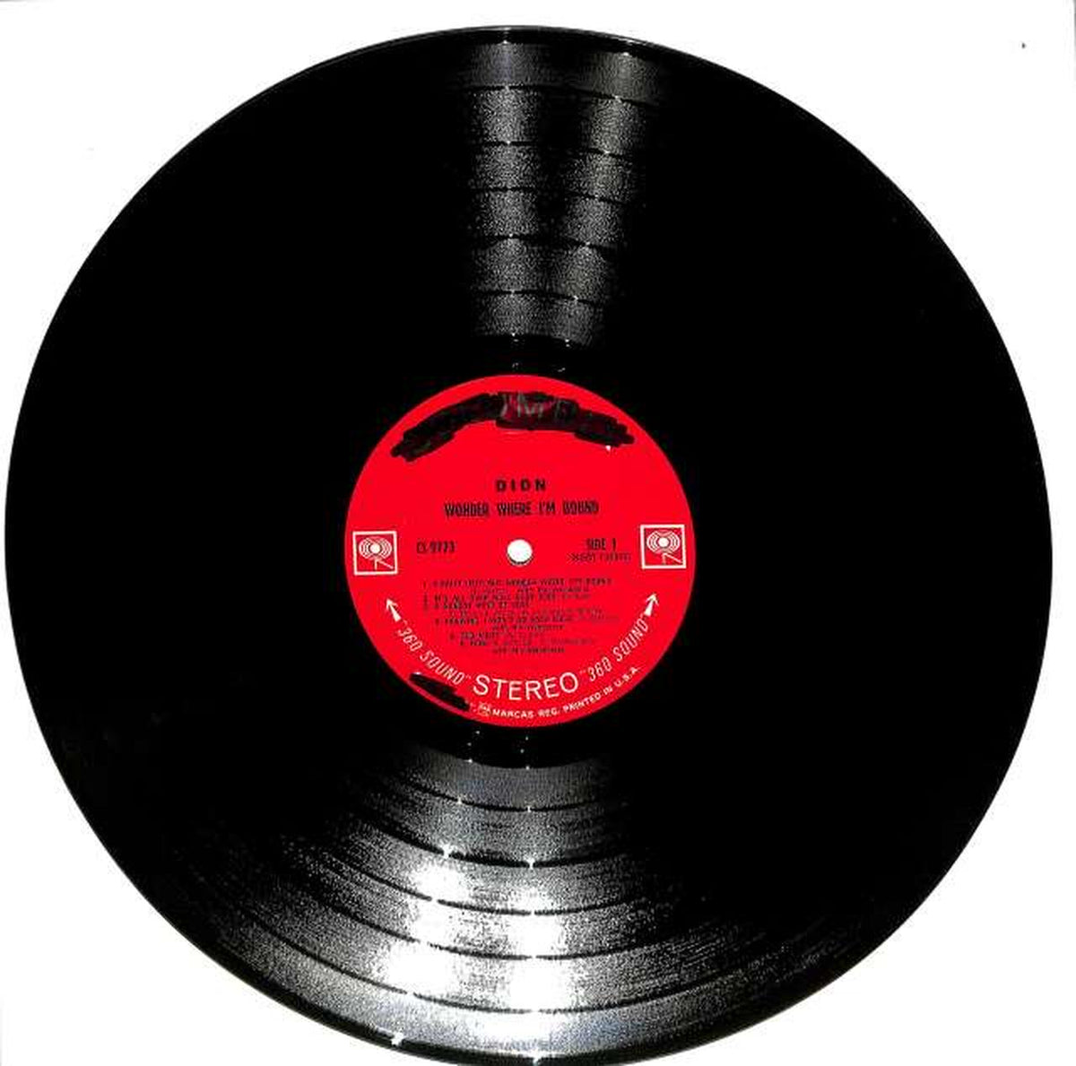 CBS Dion "WONDER WHERE I'M BOUND" CS9773