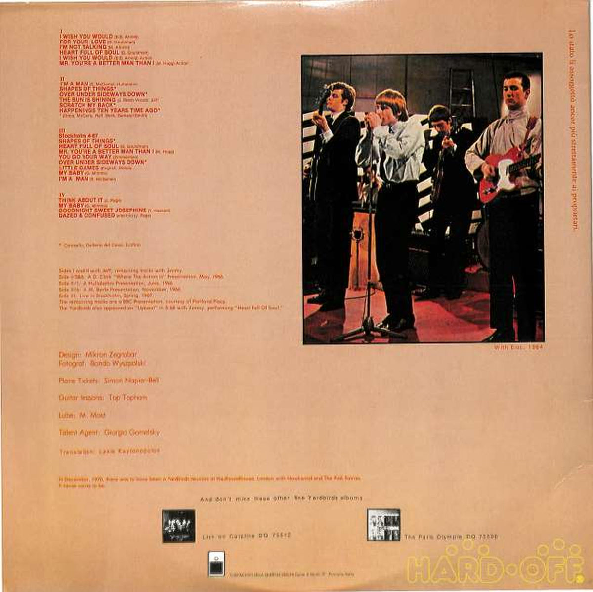 Della Quericia (imported) Yardbirds 'Broken Wings' 2Y-75627