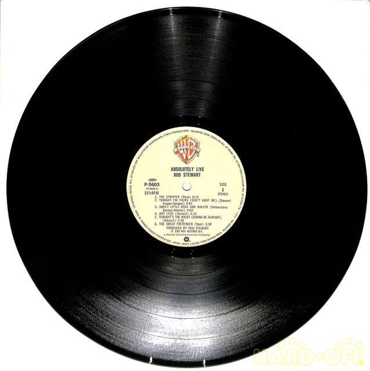 Warner Pioneer Rod Stewart 'Absolute Live' P-5603~4 2LP