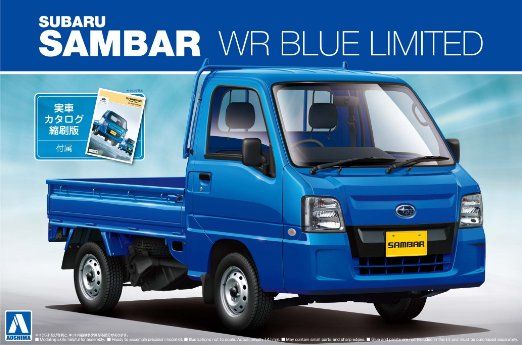 Aoshima Sambar Truck WR Blue Limited `11 1/24 - BanzaiHobby