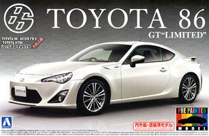 Aoshima TOYOTA 86`12 Satin White Pearl 1/24 - BanzaiHobby