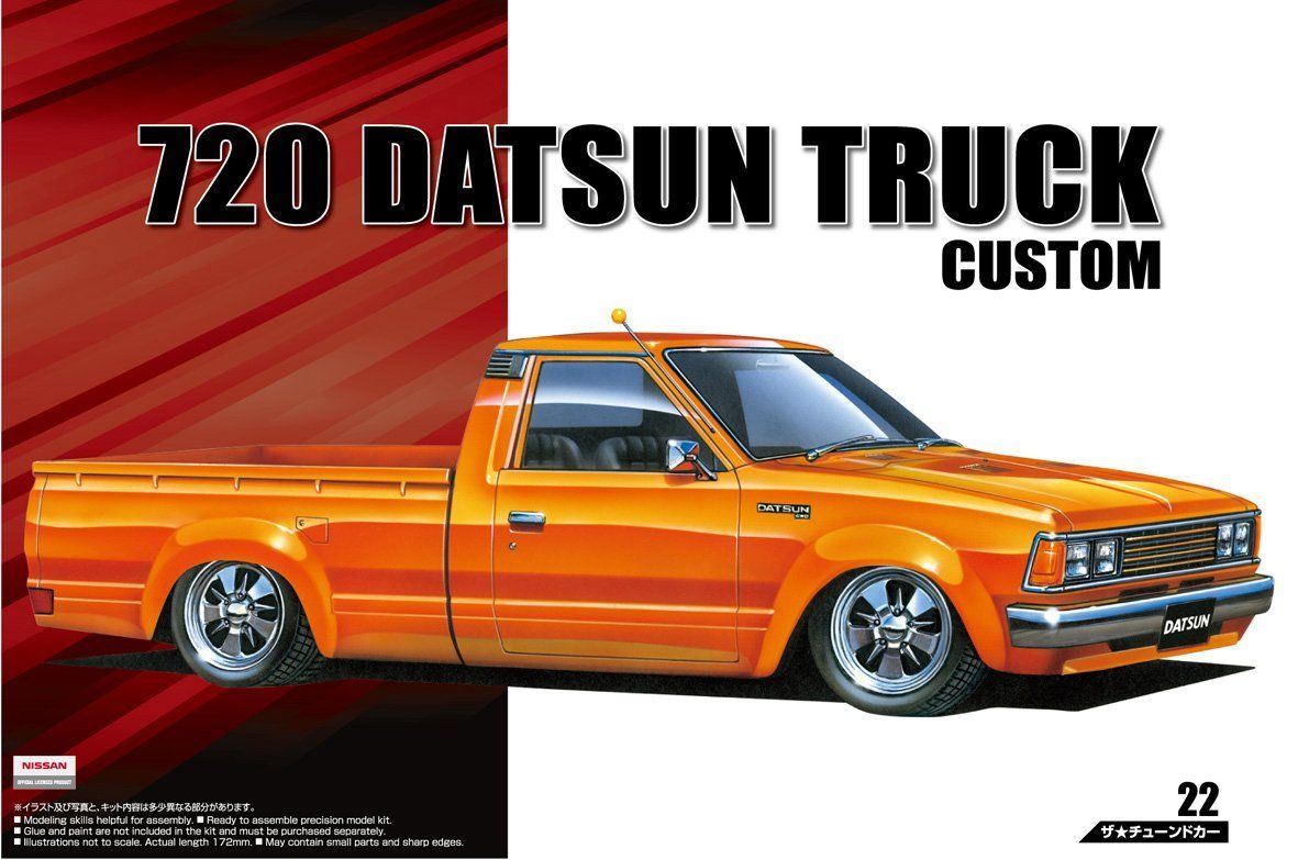 Aoshima 1/24 720 Datsun Truck Custom `82 - BanzaiHobby