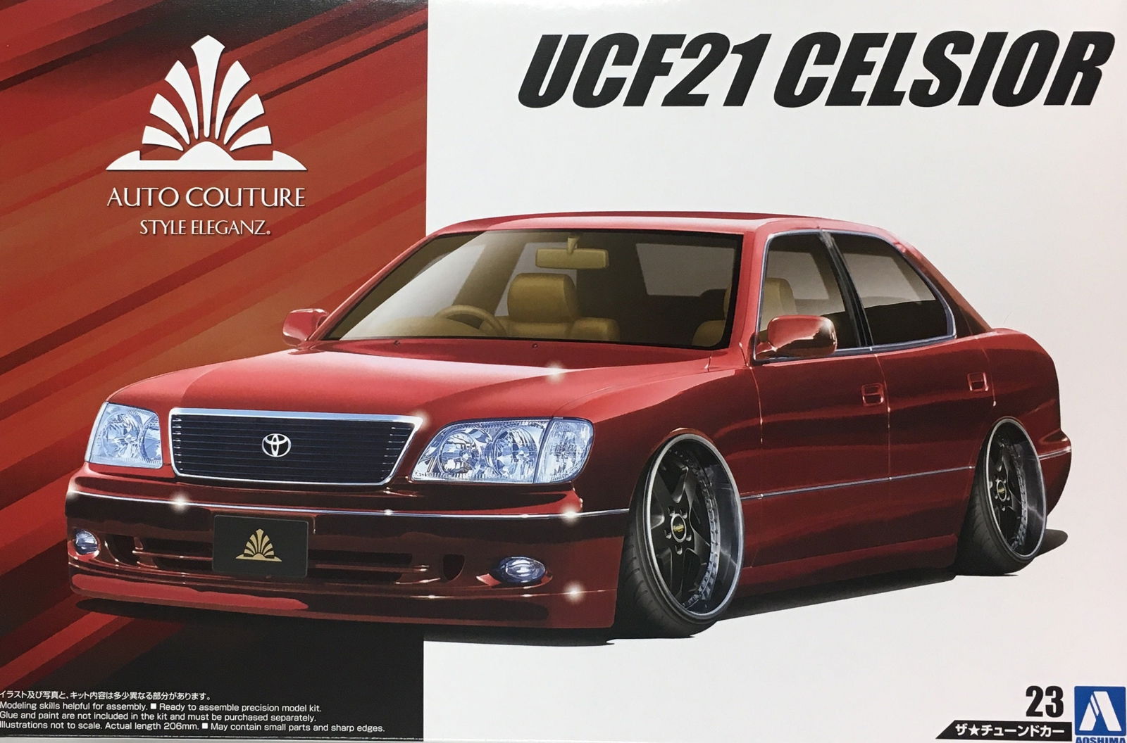 Aoshima 1/24 Auto Couture UCF21 Celsior `97 Toyota - BanzaiHobby