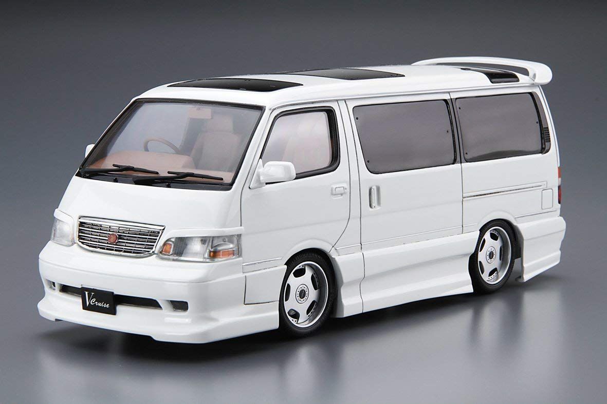 Aoshima 1/24 Azmax KZH100 Hiace `99 Toyota - BanzaiHobby