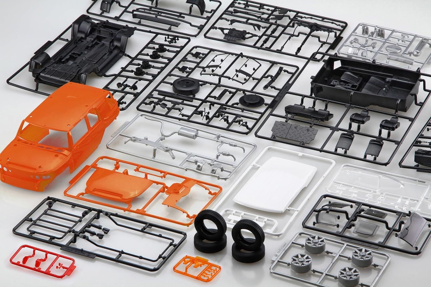 Fujimi NX-9EX-5 1/24 Car NEXT Series No.9 EX-5 Toyota FJ Cruiser (Two-Tone Orange Type) - BanzaiHobby