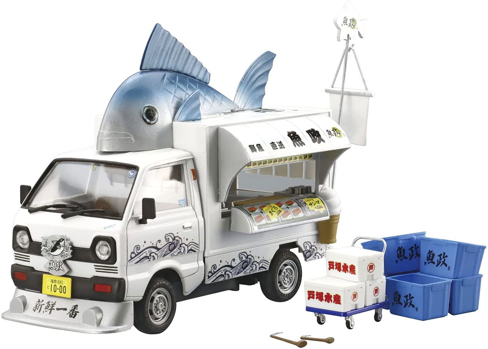 Aoshima Moving Stall 1/24 Fishmonger - BanzaiHobby