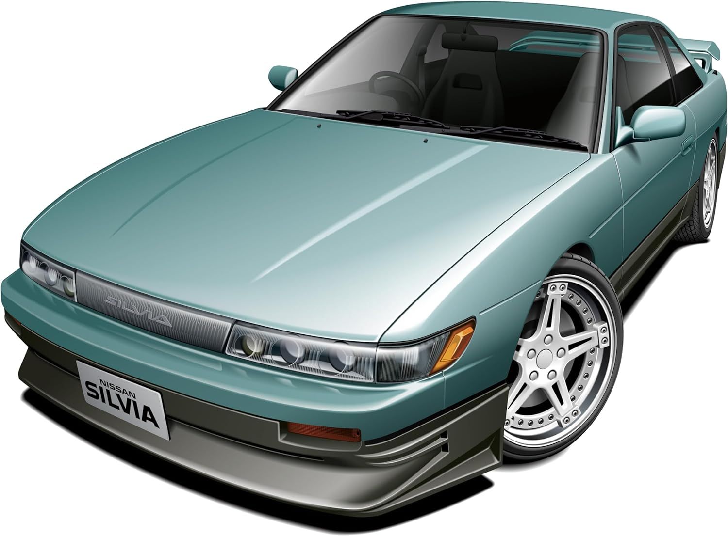 Fujimi ID-159 1/24 Inch Up Series No. 159 Nissan Silvia K's (S13) - BanzaiHobby