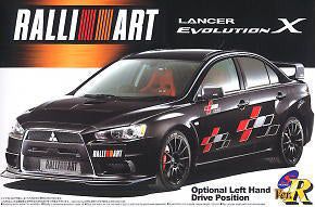 Aoshima SVR46 1/24 Lancer Evo X Ralliart - BanzaiHobby