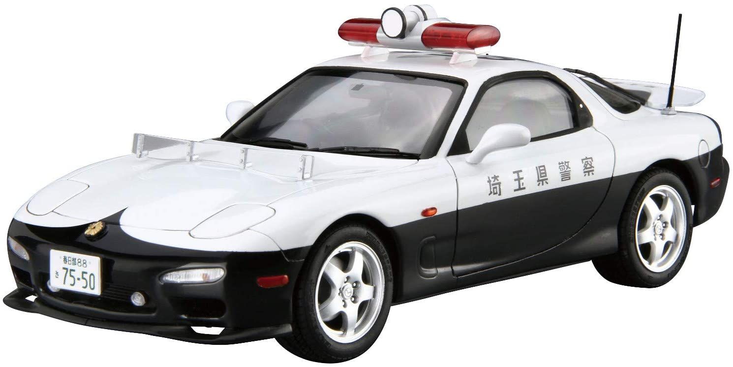 Aoshima 1/24 MAZDA FD3S RX-7 RADAR POLICE CAR '98 - BanzaiHobby