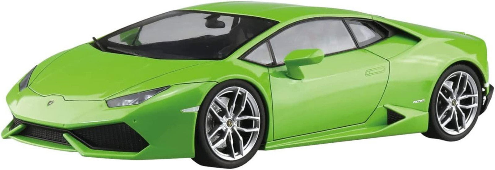 Aoshima 1/24 Pre-Painted No.4-A '14 Lamborghini Huracan Green - BanzaiHobby