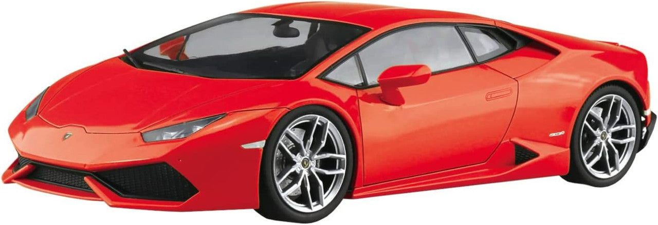 Aoshima 1/24 Pre-Painted No.4-C '14 Lamborghini Huracan Red - BanzaiHobby