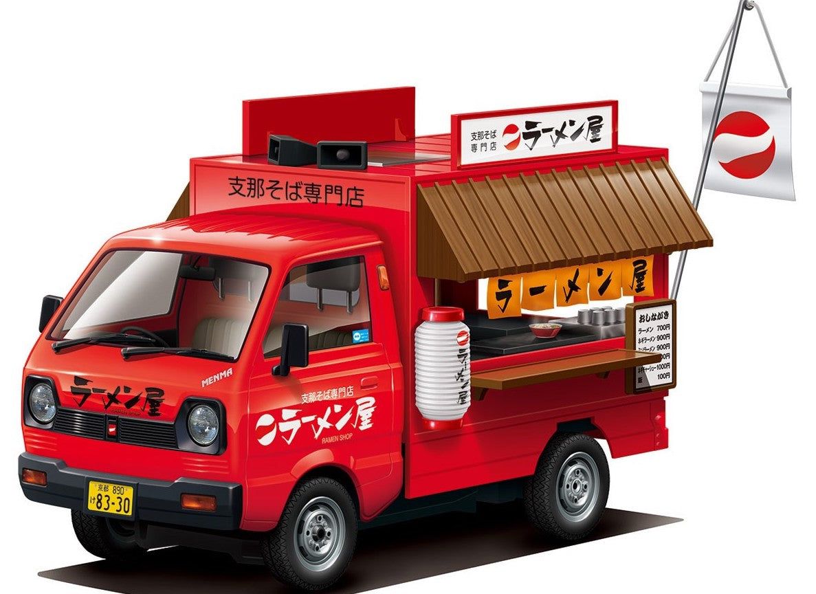 Aoshima Moving Stall 1/24 Ramen Restaurant - BanzaiHobby