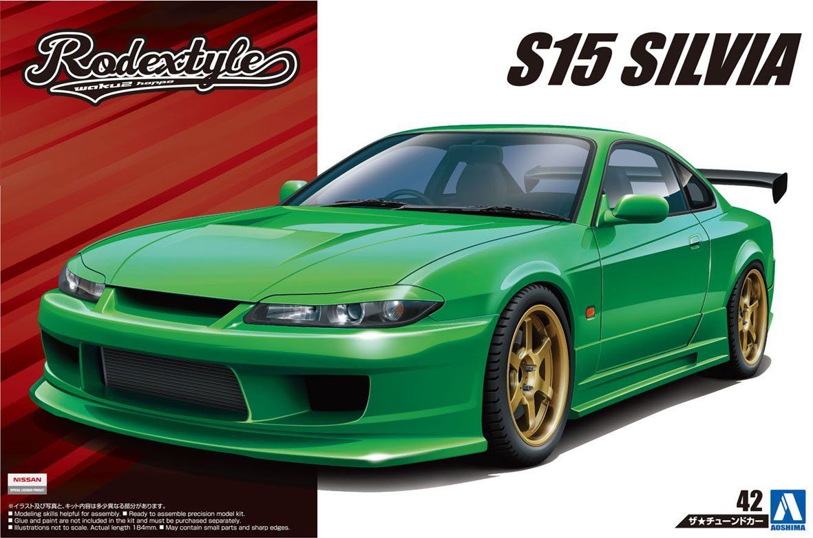 Aoshima 1/24 Rodextyle S15 Silvia `99 Nissan - BanzaiHobby