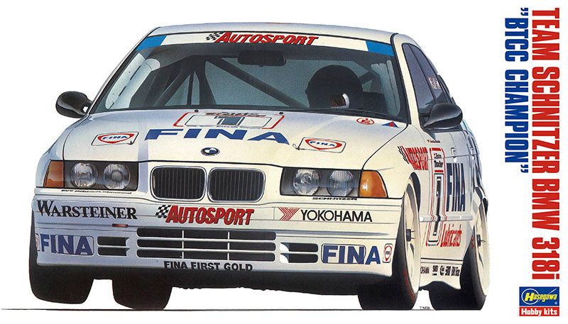 Hasegawa Team Schnitzer BMW 318i BTCC Champion (1/24 Scale Plastic Model) - BanzaiHobby