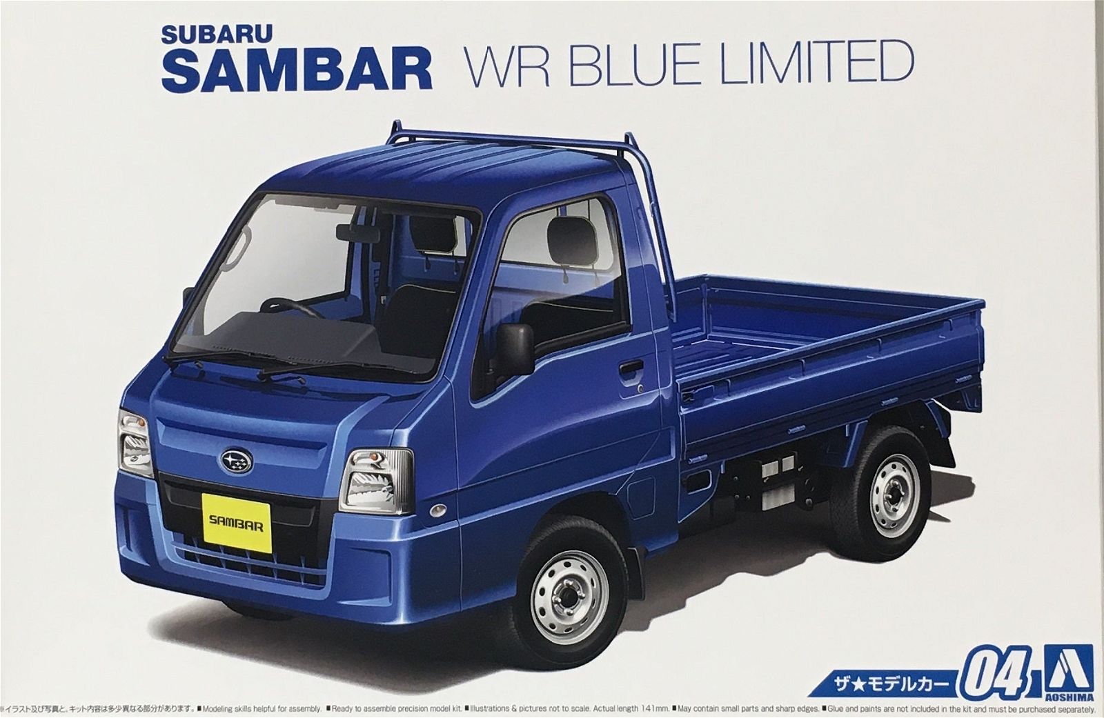 Aoshima 1/24 Subaru TT1 Samber Truck WR Blue Limited `11 - BanzaiHobby