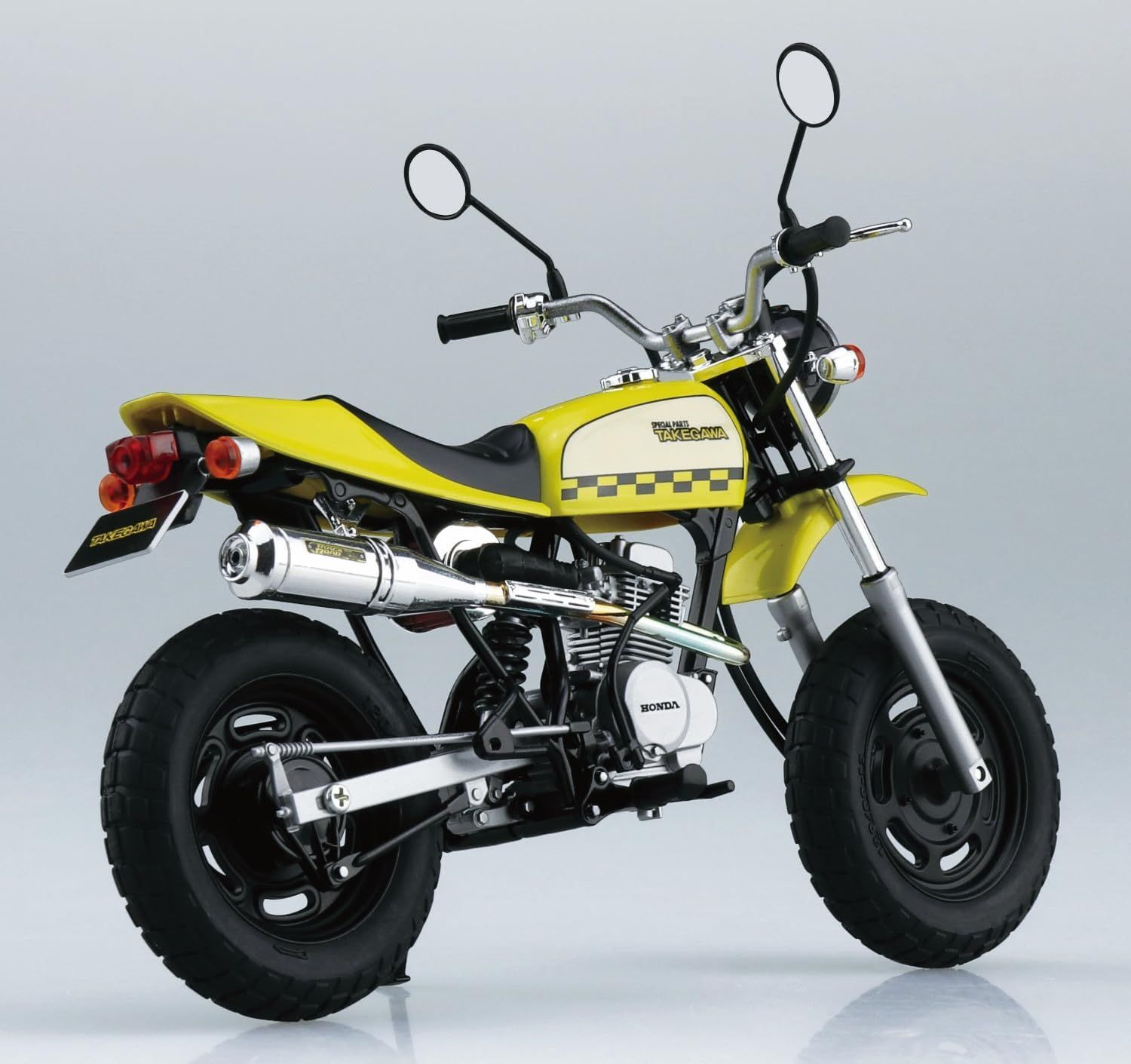 Aoshima Bunka Kyozai 1/24 The Bike No.65 Honda AC16 Ape 50 '06 Custom Takekawa Specifications - BanzaiHobby