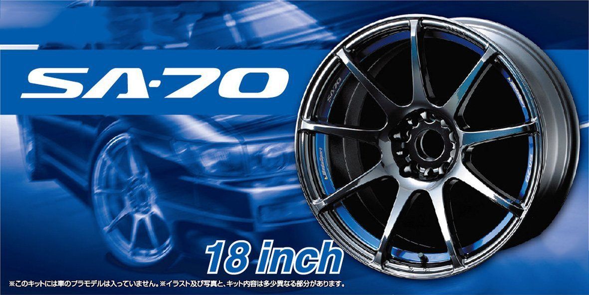 Aoshima 1/24 Weds Sport SA-70 18 Inch - BanzaiHobby