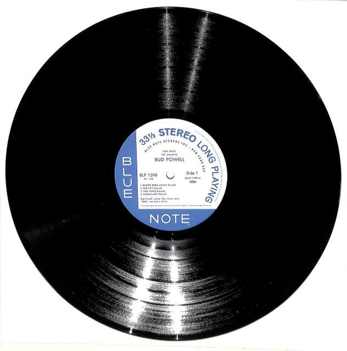 Toshiba EMI Bud Powell "The Time Waites" BN1598