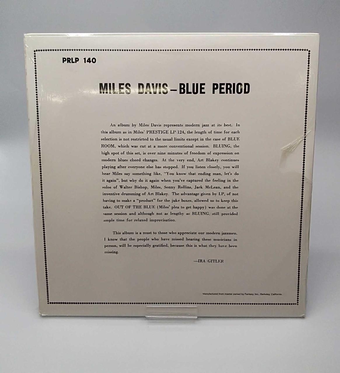 PRESTAGE ★ Unopened ★ Miles Davis PRLP140