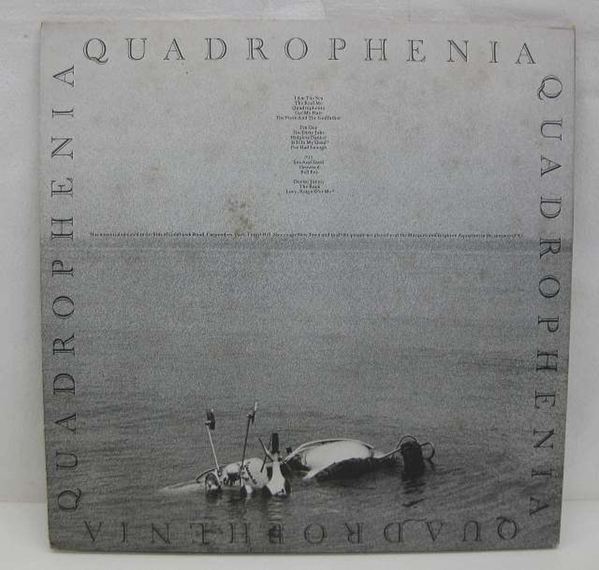 TRACK RECORD Western Music THE WHO / QUADROPHENIA