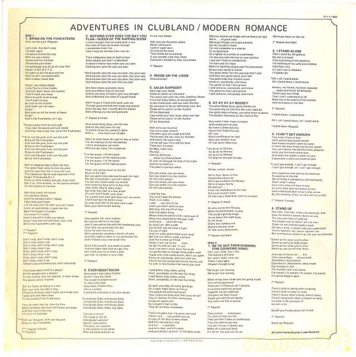 Warner Pioneer Modern Romance "Romantic Adventurer" P-11165