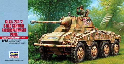 Hasegawa Sd.Kfz.234/2 8-RAD SCHWERE PANZERSPAHWAGEN ""PUMA"" - BanzaiHobby