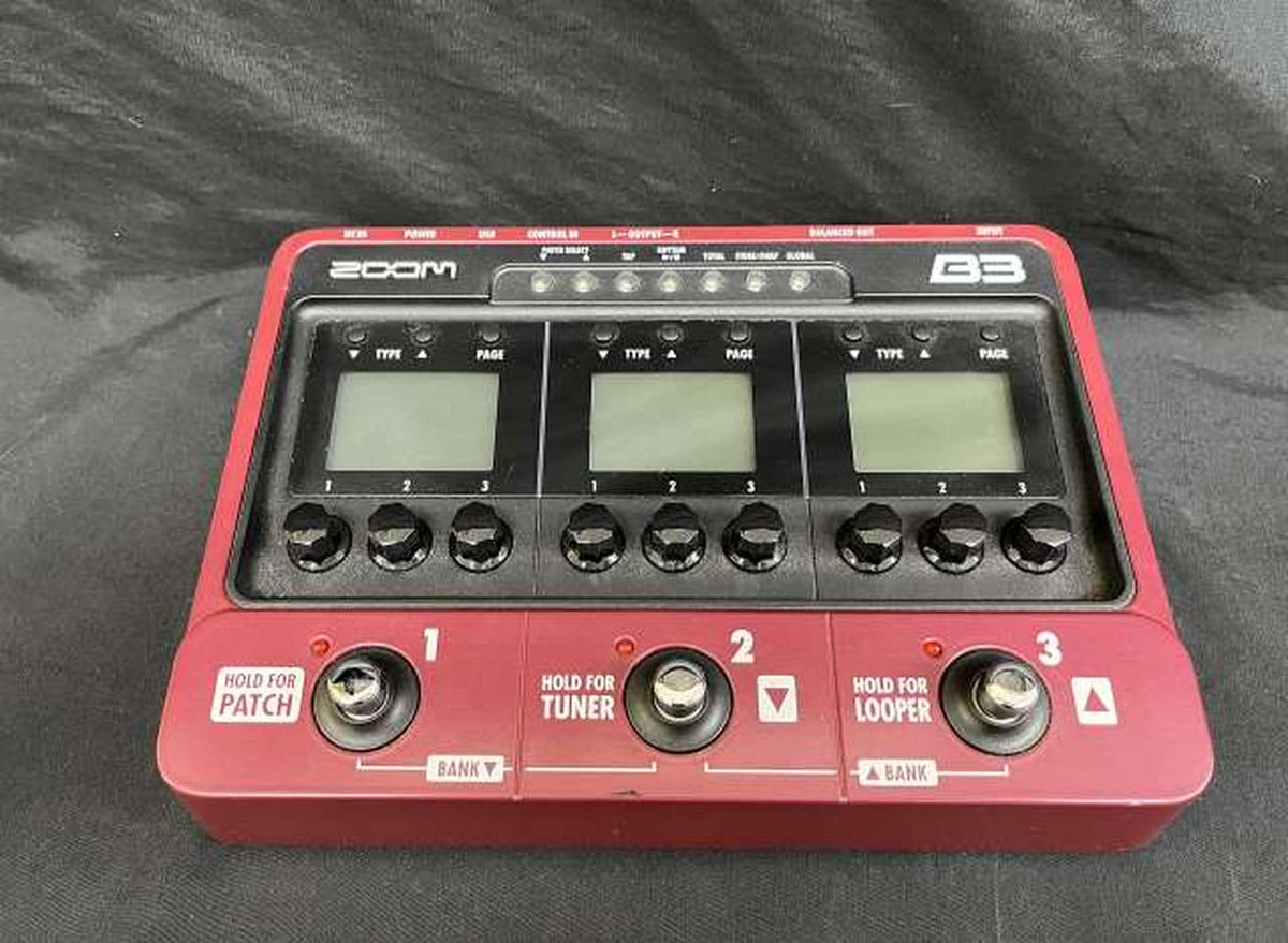 ZOOM [Equipped with 99 Effects] Multi-Effects for Bass B3