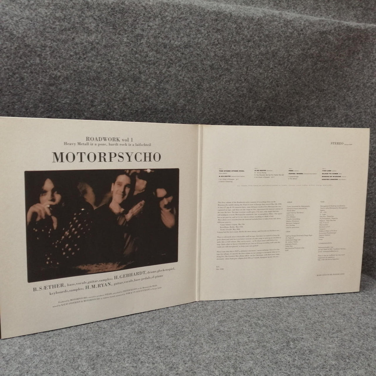 STICKMAN RECORDS MOTORPSYCHO「ROADWORK VOL.1」 LC02107