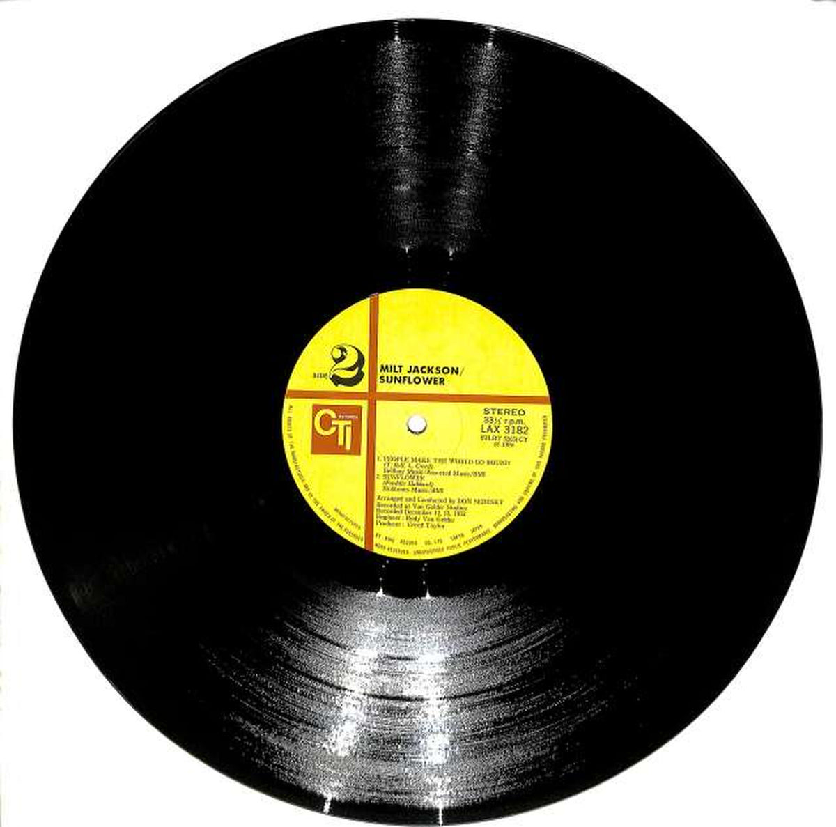 King Records Milt Jackson "Sunflower" LAX-3182