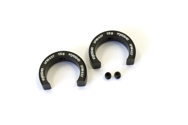 Kyosho IFW437-15 Front Knuckle Setting Weight(15g/2pcsMP9 - BanzaiHobby