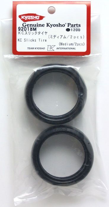 Kyosho 92018M KC Slicks Tire (Medium/2pcs) - BanzaiHobby