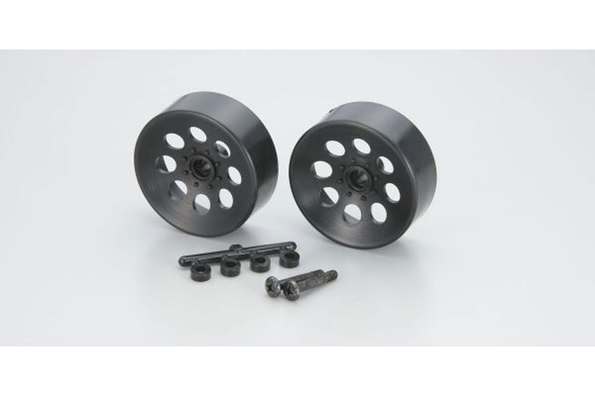 Kyosho BL9BK Wheel(BLACK/BLIZZARD/2pcs) - BanzaiHobby