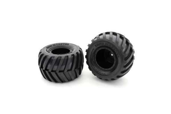 Kyosho EZTH001BKS GluedTire__heel(FZ-02L-BT/BK/Soft/2pcs) - BanzaiHobby