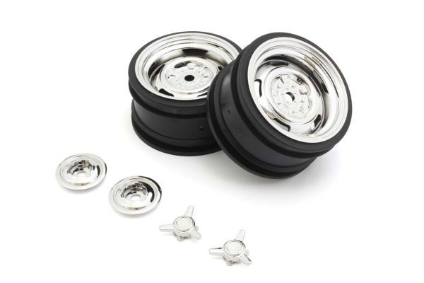 Kyosho FAH707SM Classic Rally Wheel (Plating / 2pcs) - BanzaiHobby