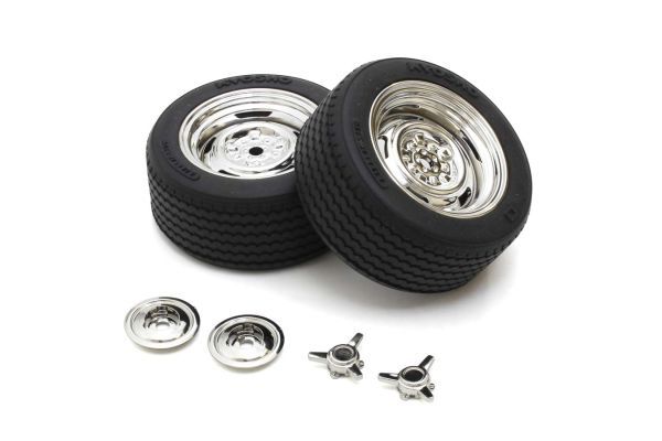 Kyosho FATH707SMM Glued Classic Rally Tire FZ02(M)(Plating/2pcs) - BanzaiHobby