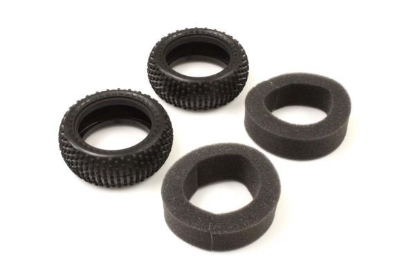 Kyosho FAT201SB Front Tire/Soft/2pcs (Dirt Hog） - BanzaiHobby