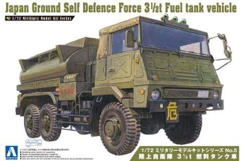 Aoshima JGSDF 3 1/2t Fuel tank car - BanzaiHobby