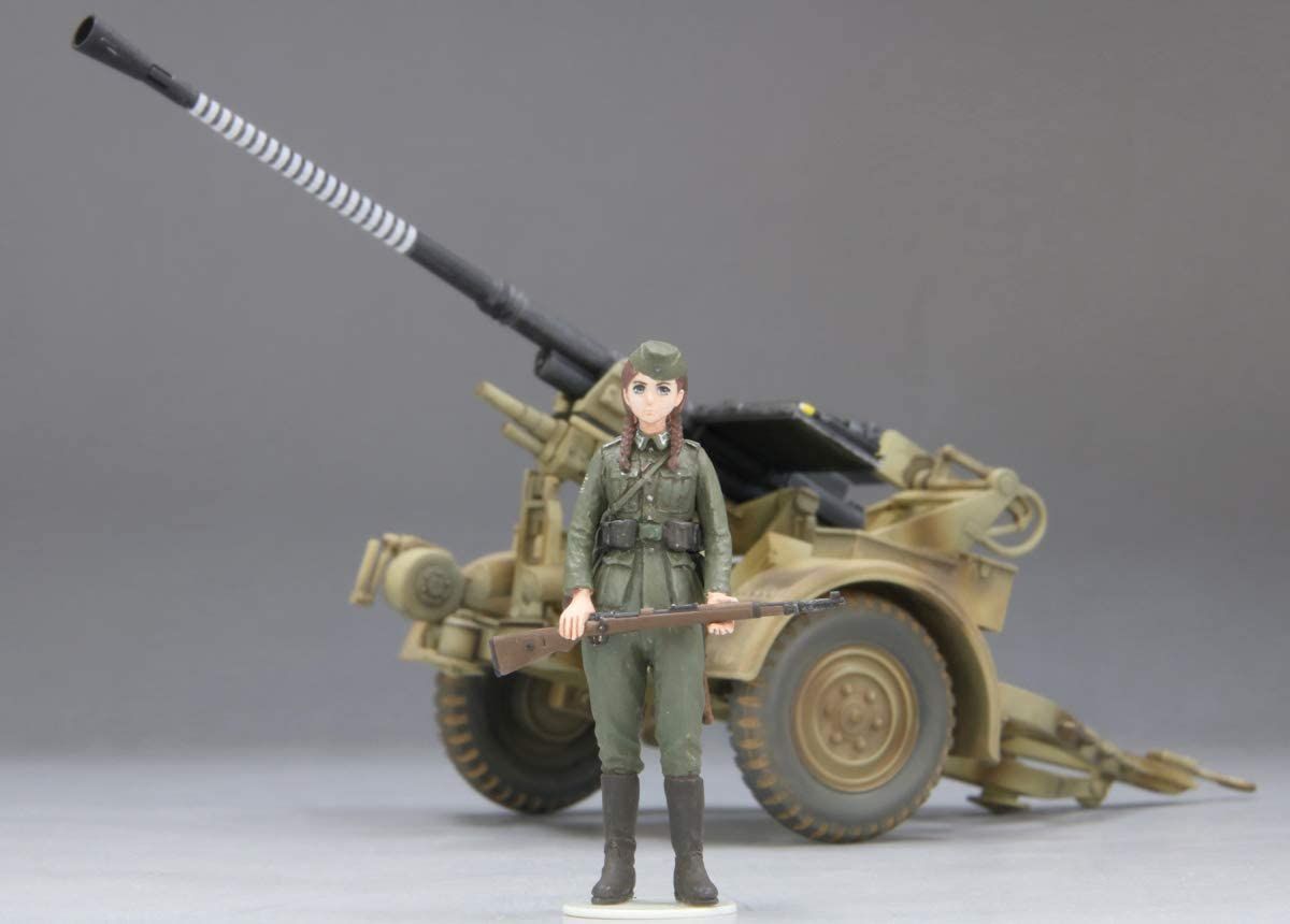 Fine Molds HC6 Rekiso Wotome Hannah w/3.7cm Flak 37 AA Gun - BanzaiHobby