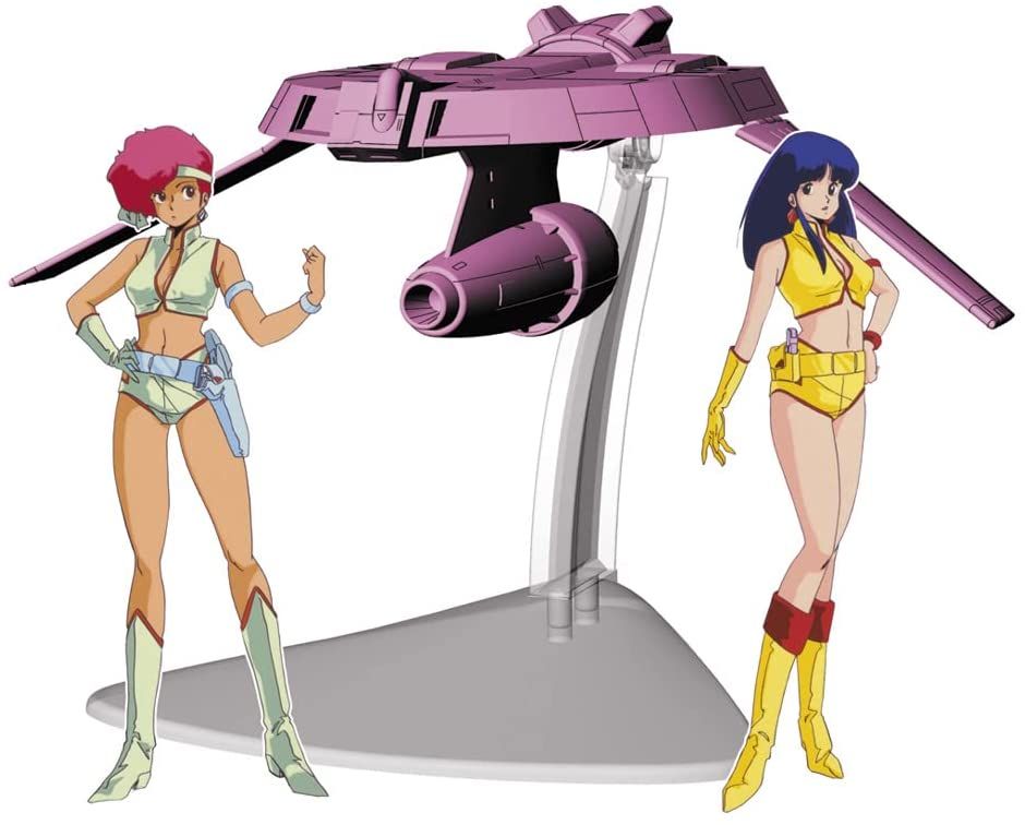 Hasegawa [Dirty Pair] Kei & Yuri w/Lovely Angel (1/300) - BanzaiHobby