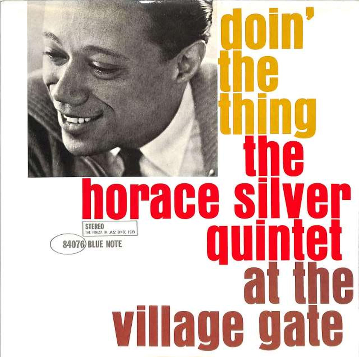 BLUE NOTE Horace Silva "DOIN' THE THING" B1-84076